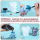 Pigment pudra camelon - KIT 4 nuante x 10g