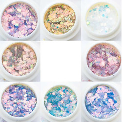 Glitter-SET 8 Culori x 1g