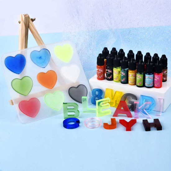 KIT-15x10ml Colorant, pigment "Rasini"