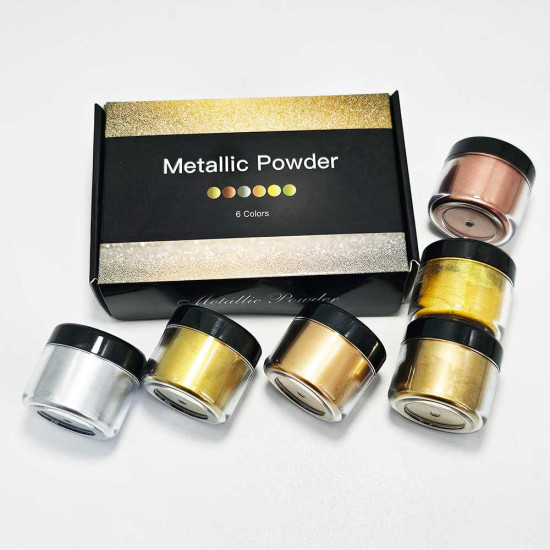 Colorant / pigment “Metalic” – KIT 6 Culori x 20ml