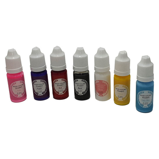 Pigment rasini - 7 nuante, ambalte la 10Gr
