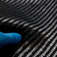 Tesatura fibra carbon Twill 2/2 Industry 3K 12K Hyosung rola 100 ml pentru materiale compozite