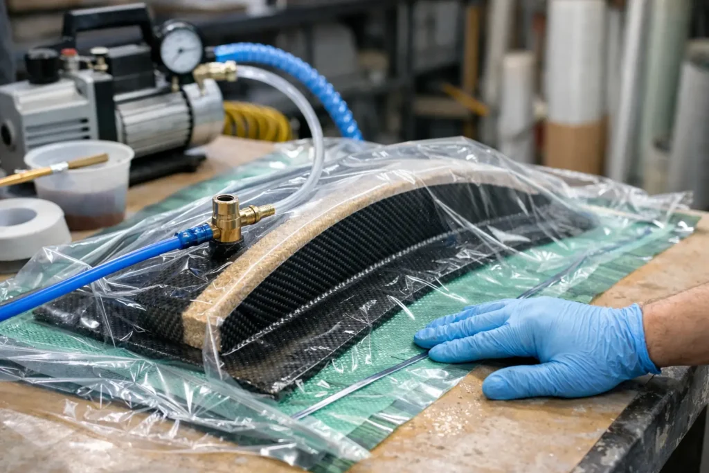 Cum se face vacuum bagging corect