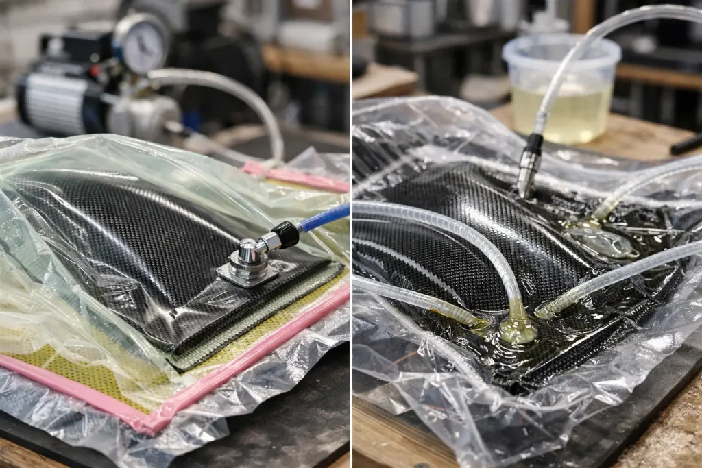 Vacuum bagging vs infuzie rășină: ce alegi?