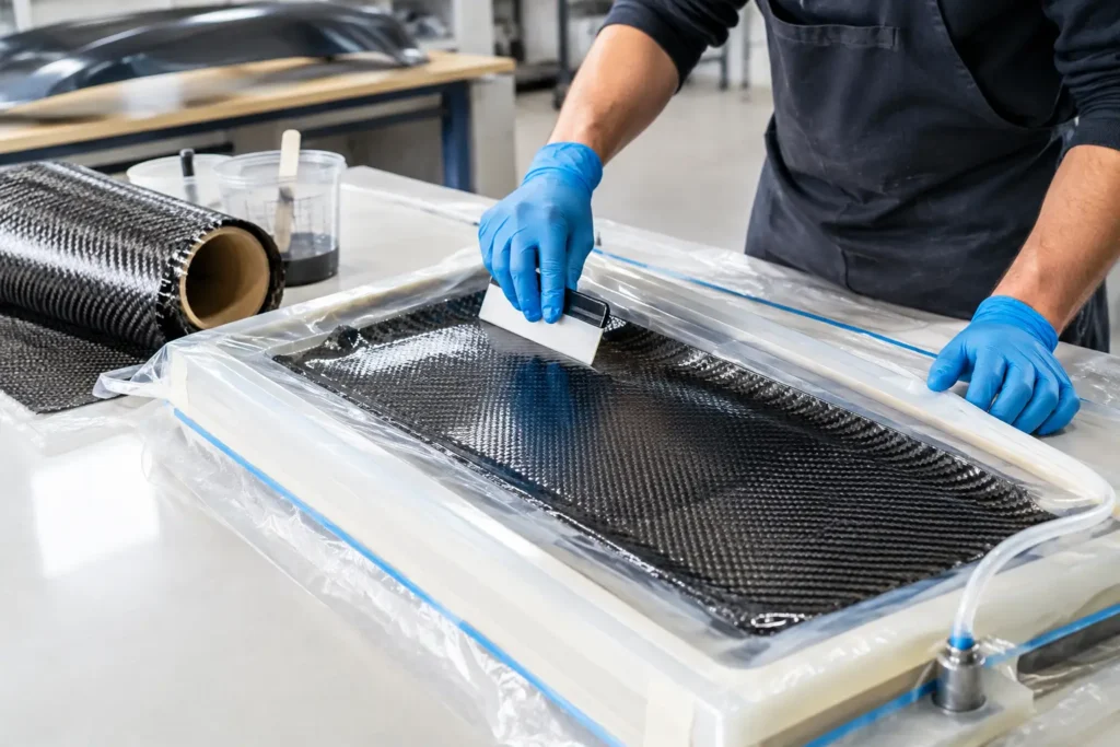 Ghid de laminare cu fibră de carbon: pași clari